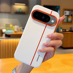 For Google Pixel 10 / 10 Pro Case Splicing PC + PU Leather Phone Back Cover with Metal Lens Ring / Buttons