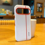 For Google Pixel 10 / 10 Pro Case Splicing PC + PU Leather Phone Back Cover with Metal Lens Ring / Buttons