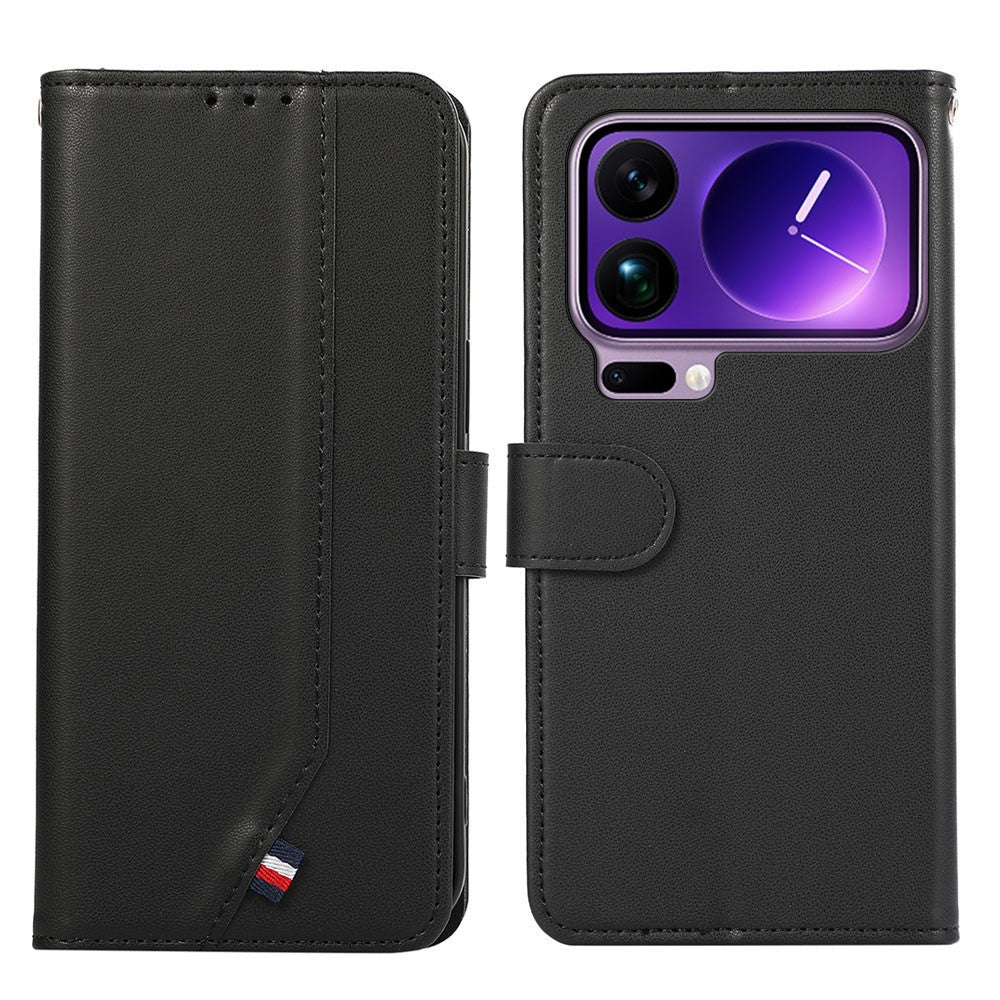For Xiaomi 17 Pro Case RFID Blocking Flip Leather Phone Cover
