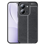 For Xiaomi Redmi 15C 4G (Global) (171mm)  /  Poco C85 4G (171mm) Case Litchi Texture TPU Flexible Phone Cover, Black