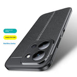 For Xiaomi Redmi 15C 4G (Global) (171mm)  /  Poco C85 4G (171mm) Case Litchi Texture TPU Flexible Phone Cover, Black