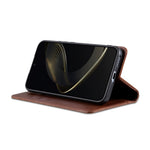 AZNS For Xiaomi 17 Case Cowhide Texture PU Leather Wallet Phone Cover