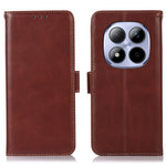 For Xiaomi Redmi Note 15 Pro 5G (Global) Case RFID Blocking Genuine Cow Leather Wallet Phone Cover