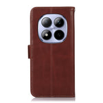For Xiaomi Redmi Note 15 Pro 5G (Global) Case RFID Blocking Genuine Cow Leather Wallet Phone Cover