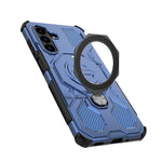 Samsung Galaxy A18 5G / A18 4G / A17 5G / A17 4G Magnetiskt Skal Roterande Metallstöd Stötsäkert PC + TPU mobil Baksida