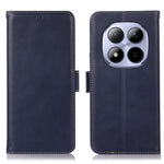 For Xiaomi Poco M8 Pro 5G / Redmi Note 15 Pro+ 5G (Global) Case RFID Blocking Genuine Cow Leather Wallet Phone Cover