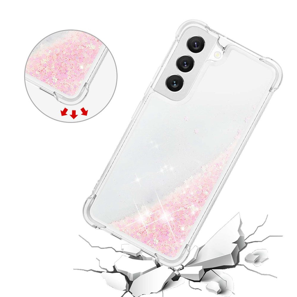 For Samsung Galaxy S23 TPU Case Glitter Quicksand Shockproof Phone Back Cover