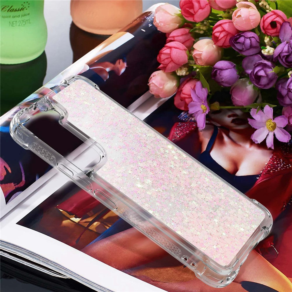 For Samsung Galaxy S23 TPU Case Glitter Quicksand Shockproof Phone Back Cover