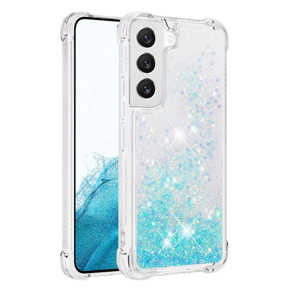 For Samsung Galaxy S23 TPU Case Glitter Quicksand Shockproof Phone Back Cover