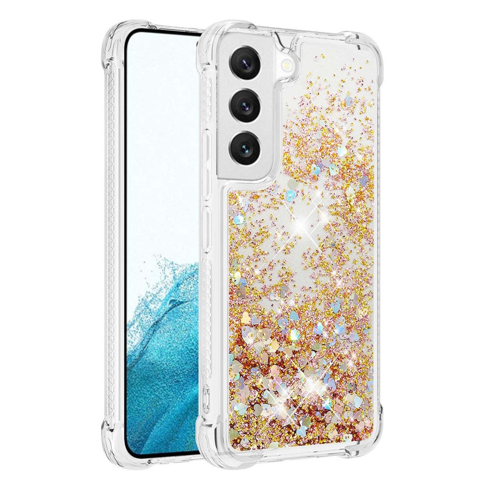 For Samsung Galaxy S23 TPU Case Glitter Quicksand Shockproof Phone Back Cover