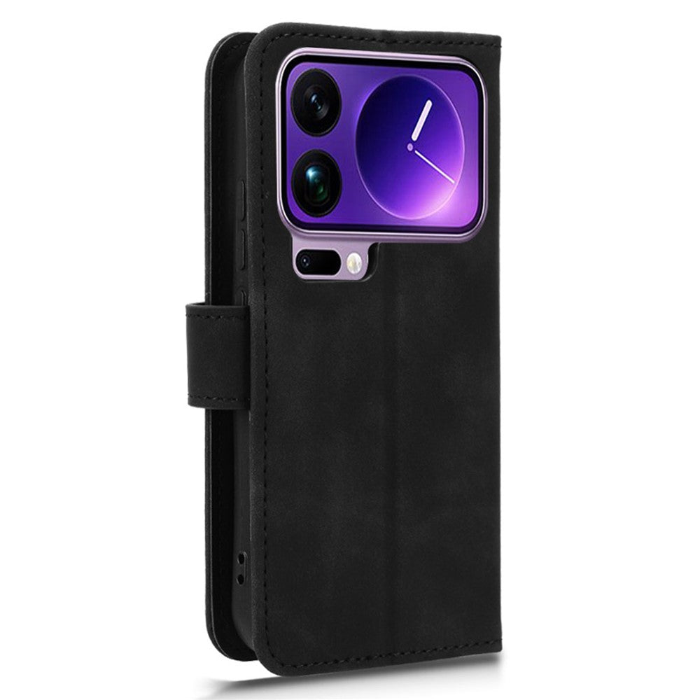 For Xiaomi 17 Pro Leather Case Skin Feel Anti Drop Wallet Flip Phone Cover