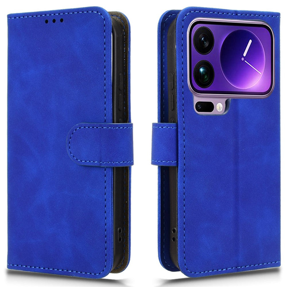 For Xiaomi 17 Pro Leather Case Skin Feel Anti Drop Wallet Flip Phone Cover