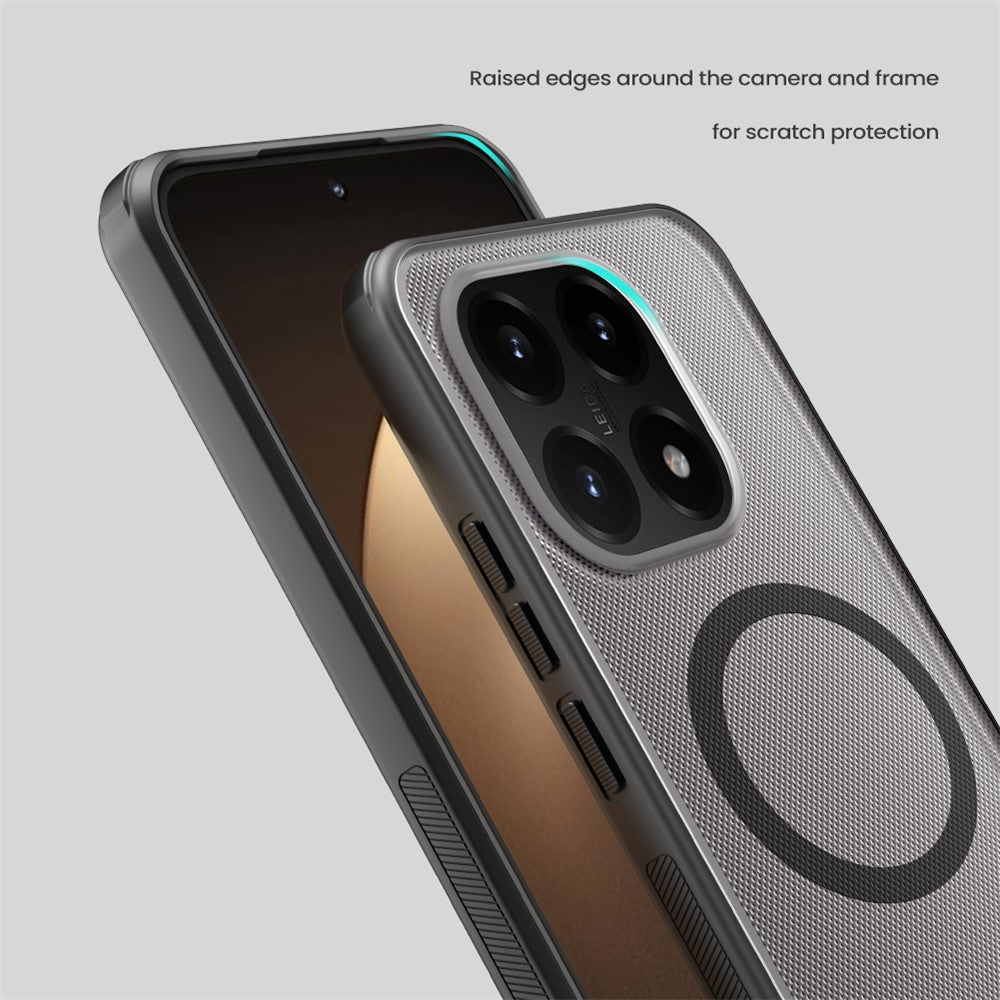 NILLKIN Super Frosted Shield Pro for Xiaomi 15T Magnetic Case PC + TPU Clear Black Phone Cover