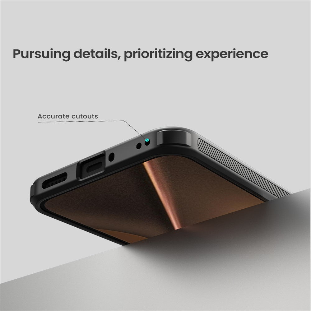 NILLKIN Super Frosted Shield Pro for Xiaomi 15T Magnetic Case PC + TPU Clear Black Phone Cover