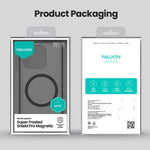 NILLKIN Super Frosted Shield Pro for Xiaomi 15T Magnetic Case PC + TPU Clear Black Phone Cover