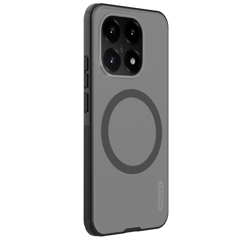 NILLKIN Super Frosted Shield Pro for Xiaomi 15T Magnetic Case PC + TPU Clear Black Phone Cover