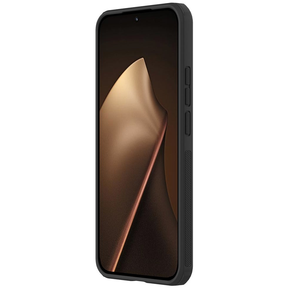 NILLKIN Super Frosted Shield Pro for Xiaomi 15T Magnetic Case PC + TPU Clear Black Phone Cover