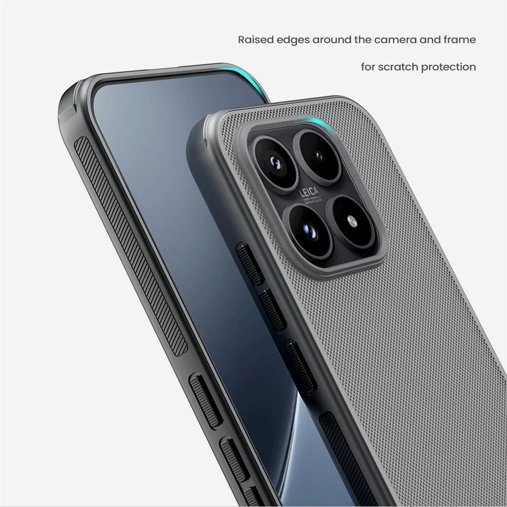 NILLKIN Super Frosted Shield Pro för Xiaomi 17 – Matt PC TPU – Klar svart baksida