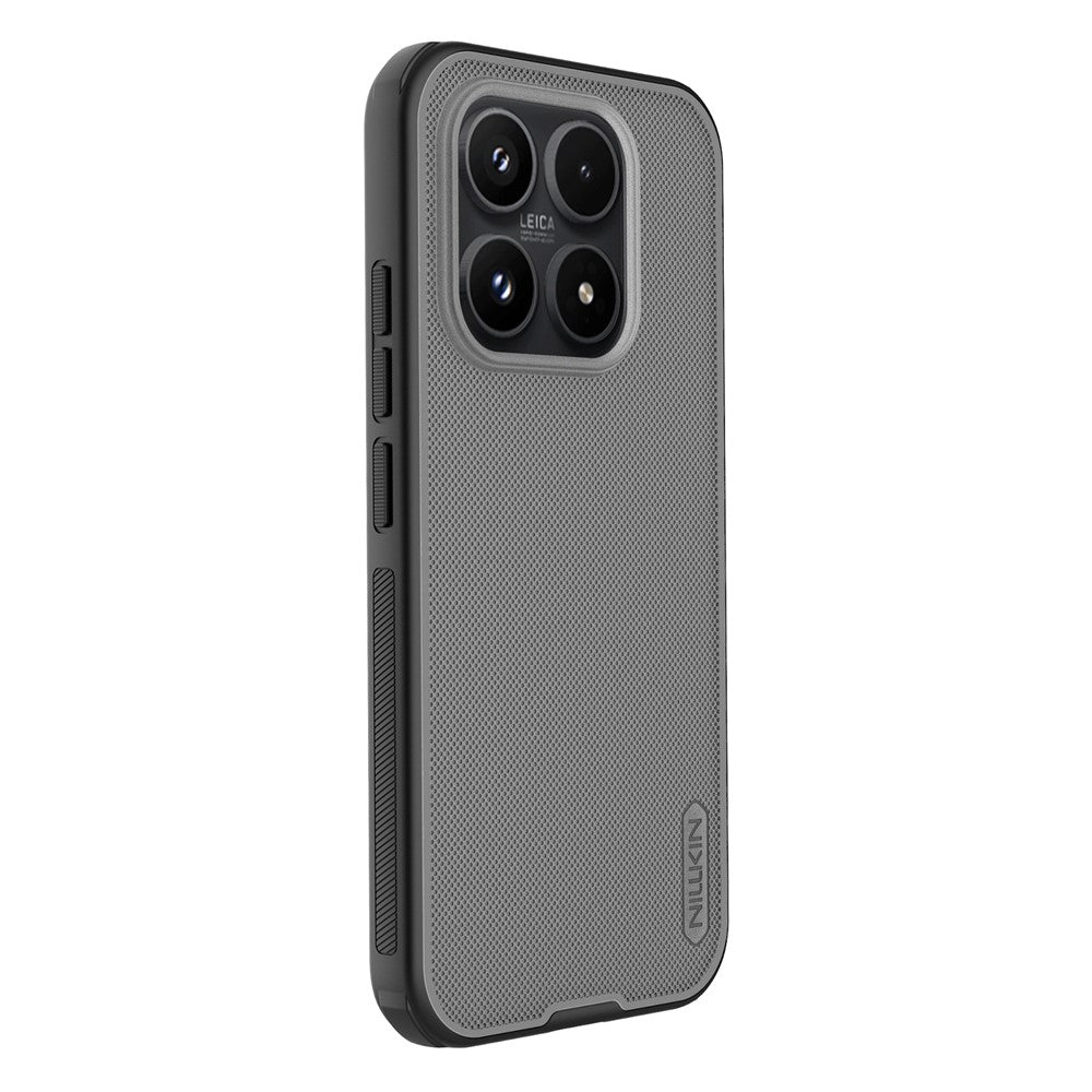 NILLKIN Super Frosted Shield Pro för Xiaomi 17 – Matt PC TPU – Klar svart baksida