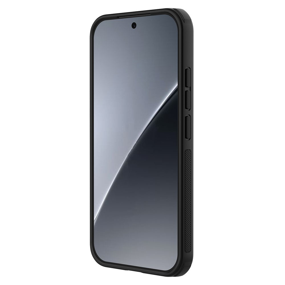 NILLKIN Super Frosted Shield Pro för Xiaomi 17 – Matt PC TPU – Klar svart baksida