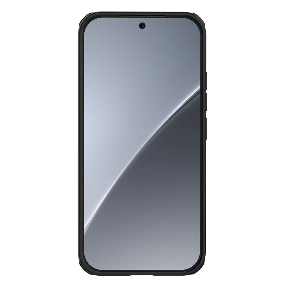 NILLKIN Super Frosted Shield Pro för Xiaomi 17 – Matt PC TPU – Klar svart baksida