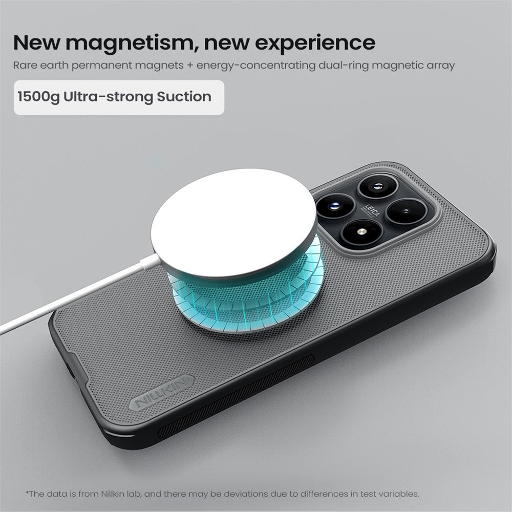NILLKIN Super Frosted Shield Pro for Xiaomi 17 Magnetic Case Matte PC TPU Clear Black Phone Back Cover