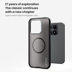 NILLKIN Super Frosted Shield Pro for Xiaomi 17 Magnetic Case Matte PC TPU Clear Black Phone Back Cover