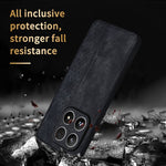 AZNS For Xiaomi 17 Case Protective PU Leather Covered TPU Phone Shell