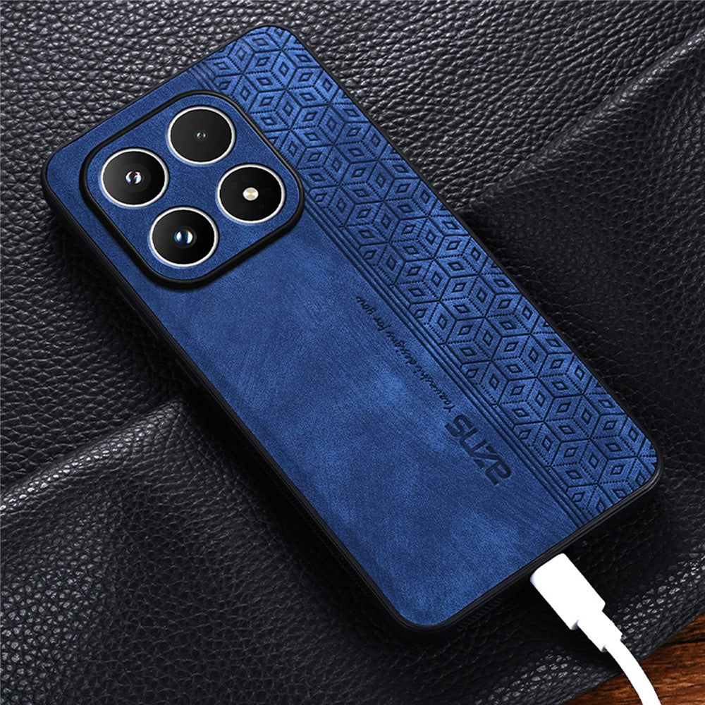 AZNS For Xiaomi 17 Case Protective PU Leather Covered TPU Phone Shell