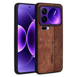 AZNS For Xiaomi 17 Pro Case Protective PU Leather Covered TPU Phone Shell