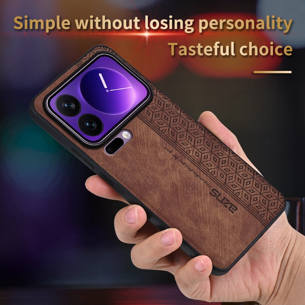 AZNS For Xiaomi 17 Pro Case Protective PU Leather Covered TPU Phone Shell