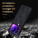 AZNS For Xiaomi 17 Pro Case Protective PU Leather Covered TPU Phone Shell