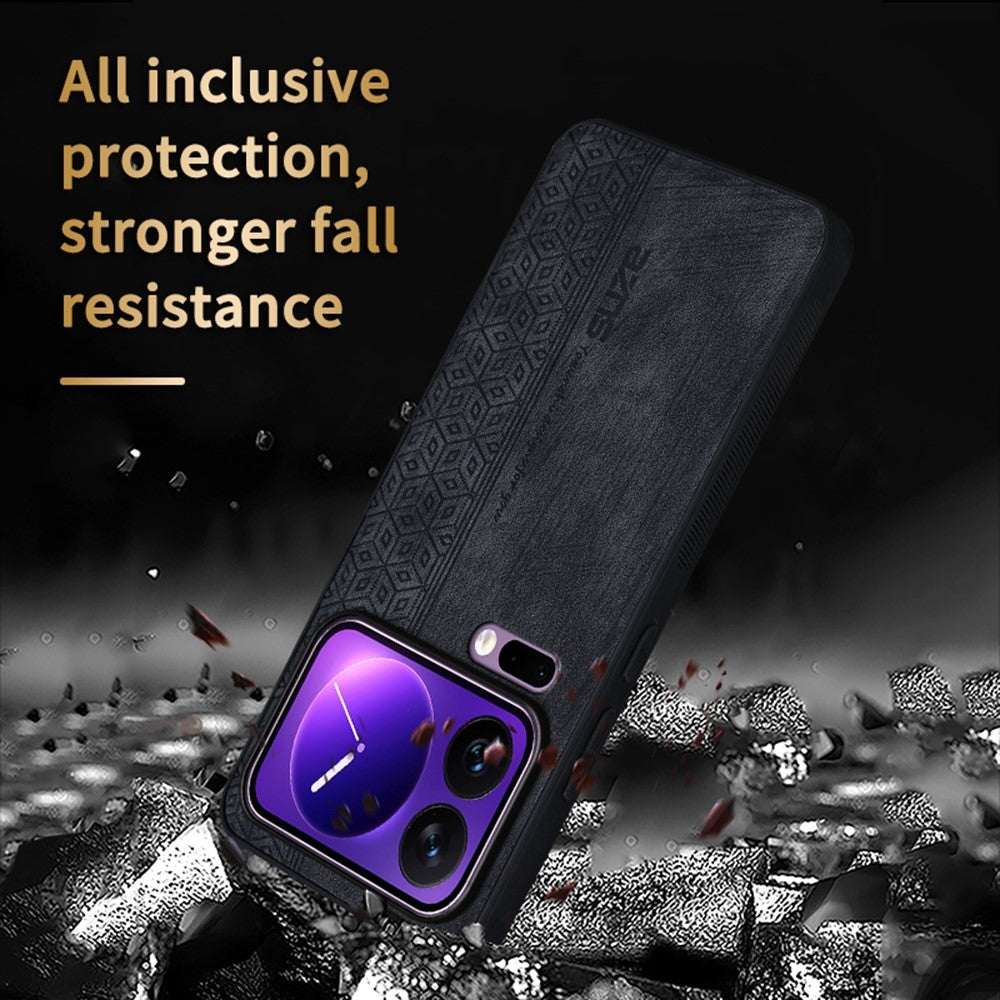 AZNS For Xiaomi 17 Pro Case Protective PU Leather Covered TPU Phone Shell