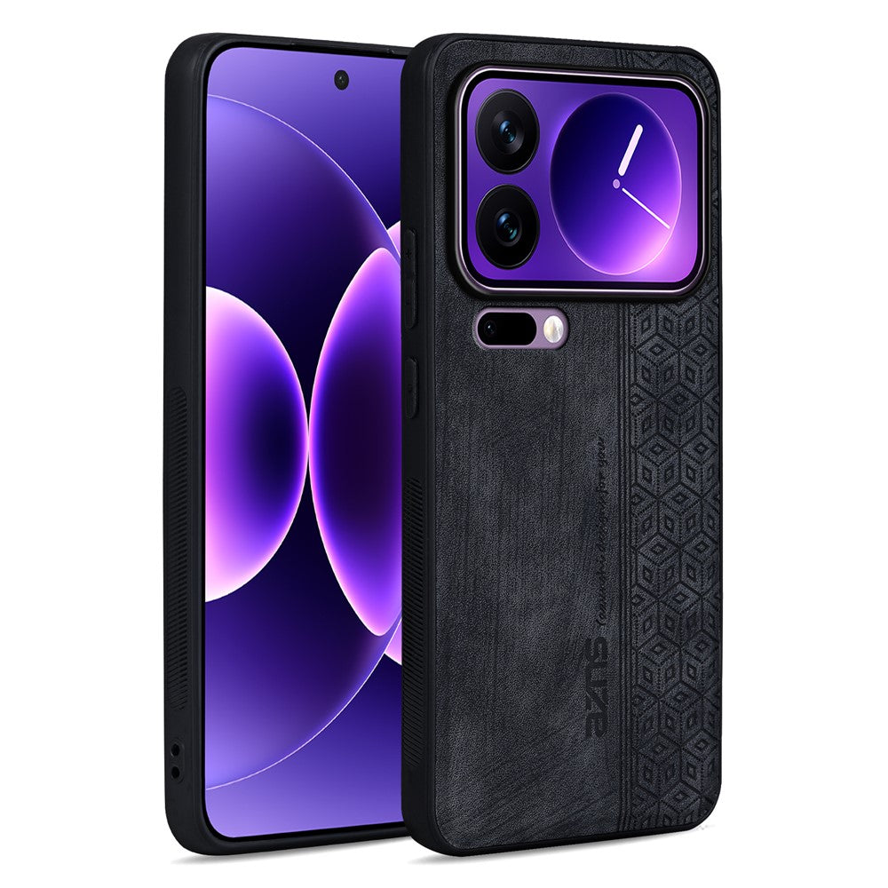 AZNS For Xiaomi 17 Pro Case Protective PU Leather Covered TPU Phone Shell