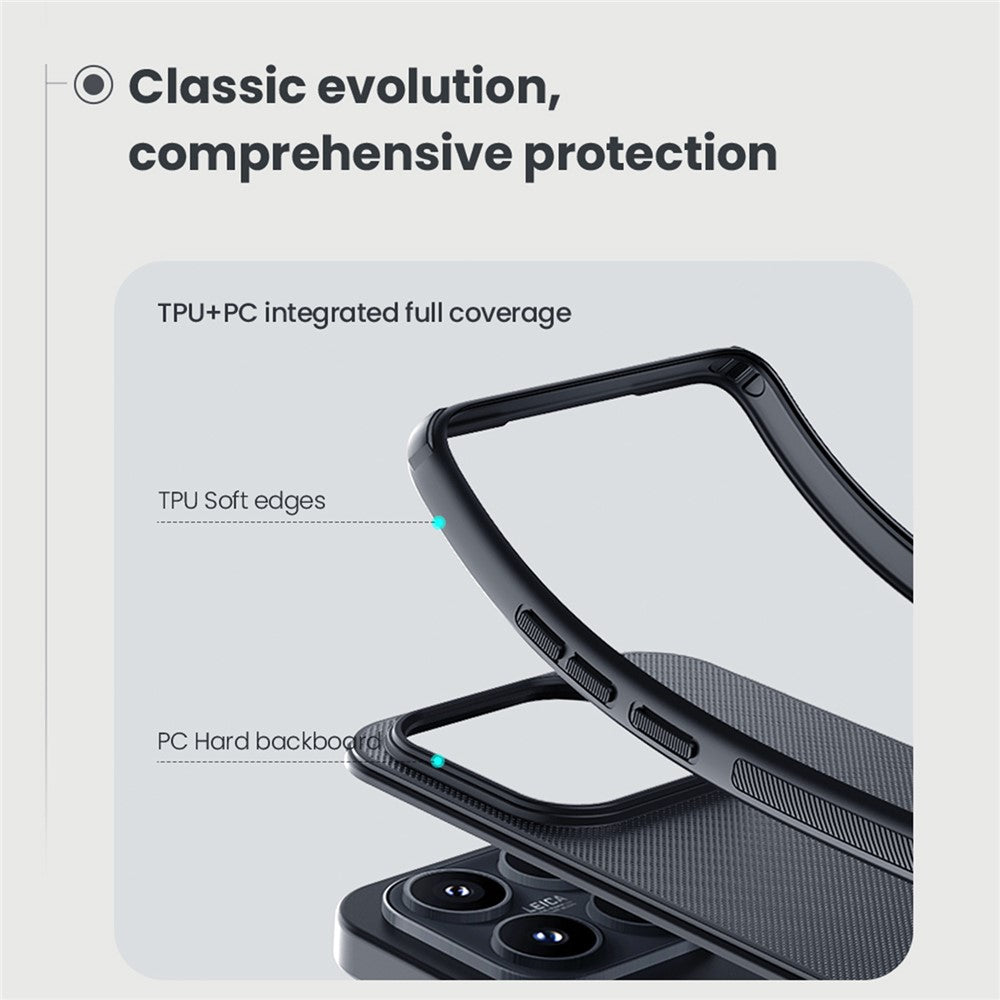 NILLKIN Frosted Shield Pro For Xiaomi 17 Case Matte PC + TPU Phone Cover