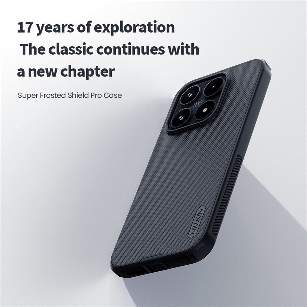 NILLKIN Frosted Shield Pro för Xiaomi 17 – Matt PC + TPU – Mobilskal