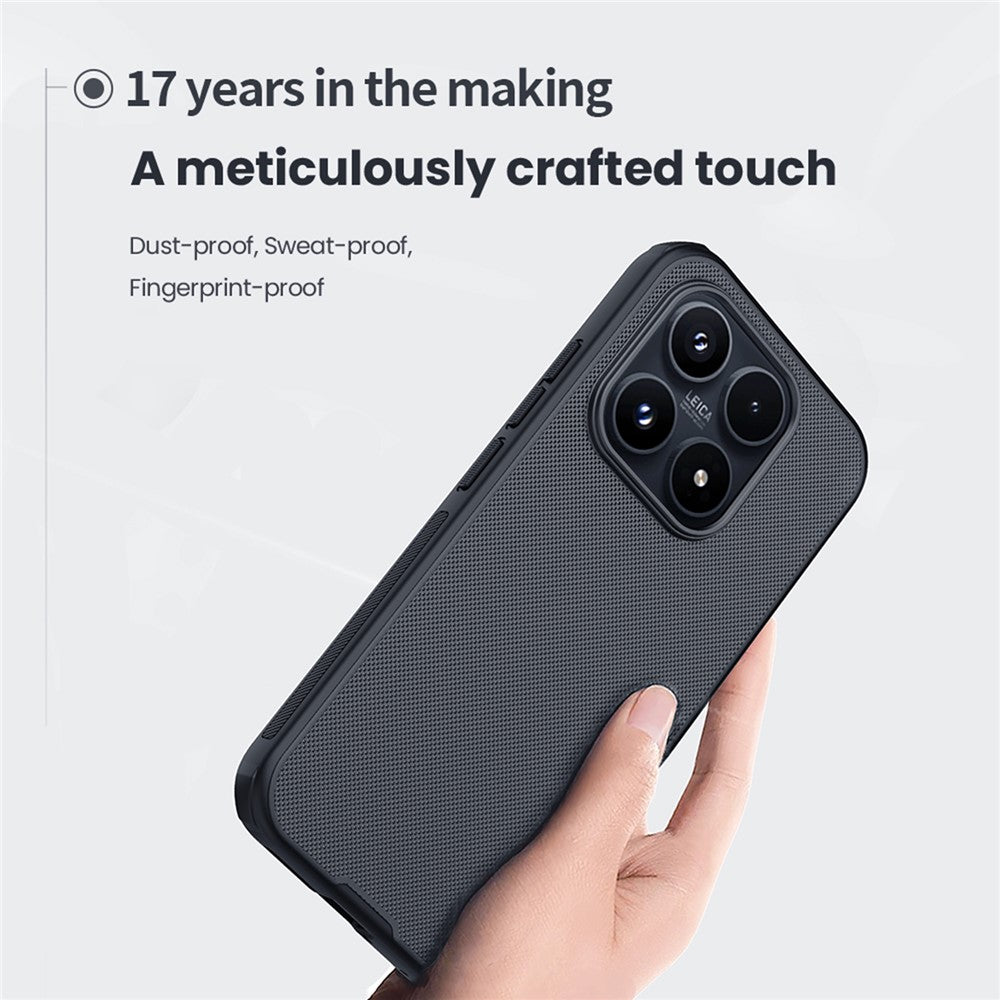NILLKIN Frosted Shield Pro For Xiaomi 17 Case Matte PC + TPU Phone Cover