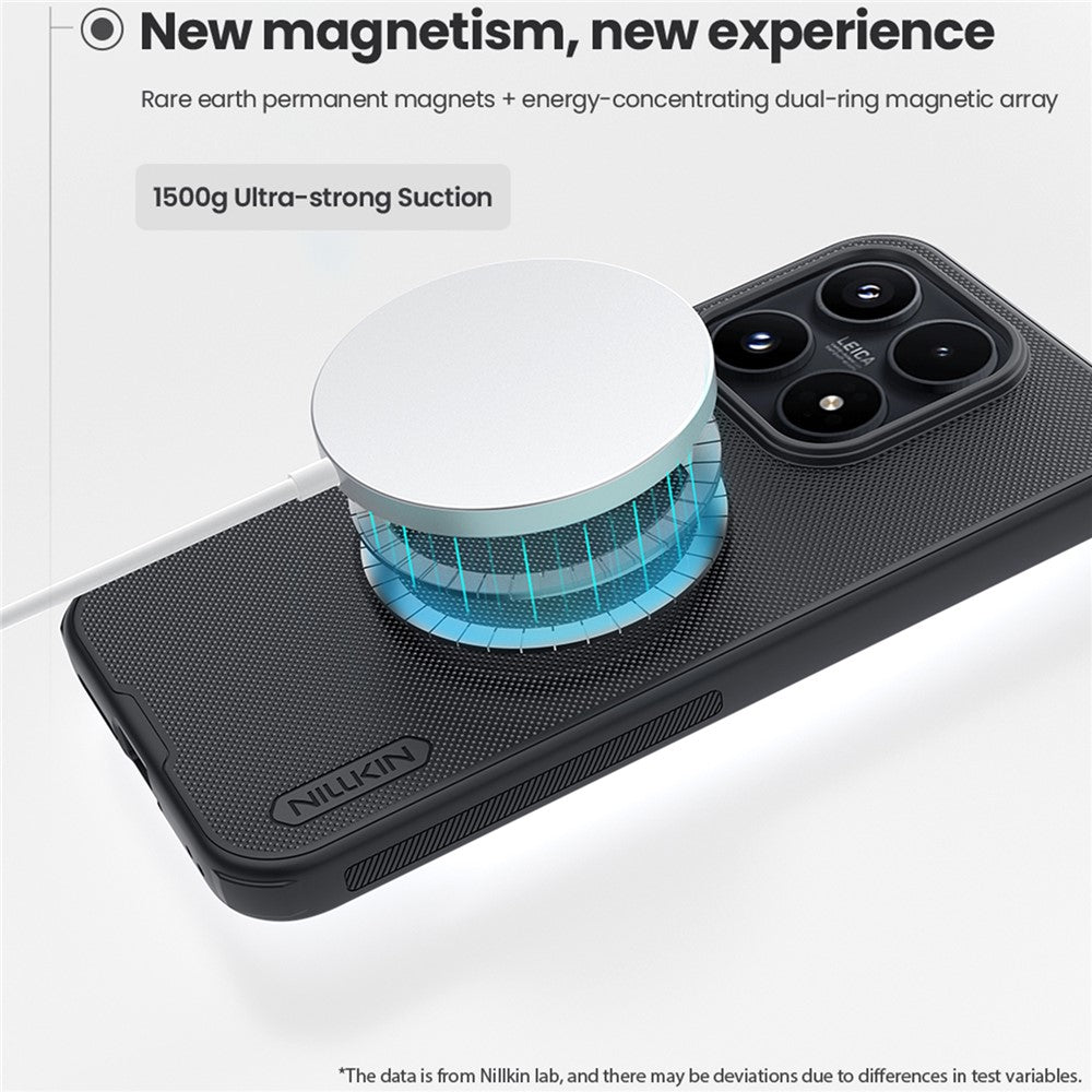 NILLKIN Frosted Shield Pro-magnetcover til Xiaomi 17, PC + TPU-mobilbeskyttelse