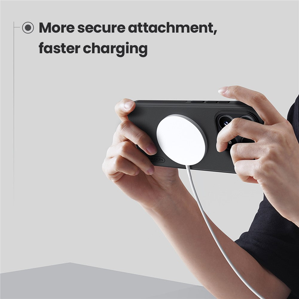 NILLKIN Frosted Shield Pro-magnetcover til Xiaomi 17, PC + TPU-mobilbeskyttelse