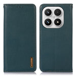 KHAZNEH För Xiaomi 17 Plånboksfodral Äkta Koläder mobilfodral Nappatextur