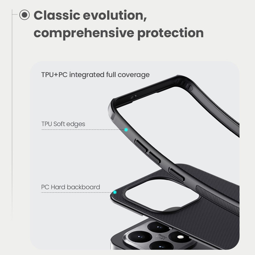 NILLKIN Frosted Shield Pro for Xiaomi 15T Magnetic Case PC + TPU Phone Cover