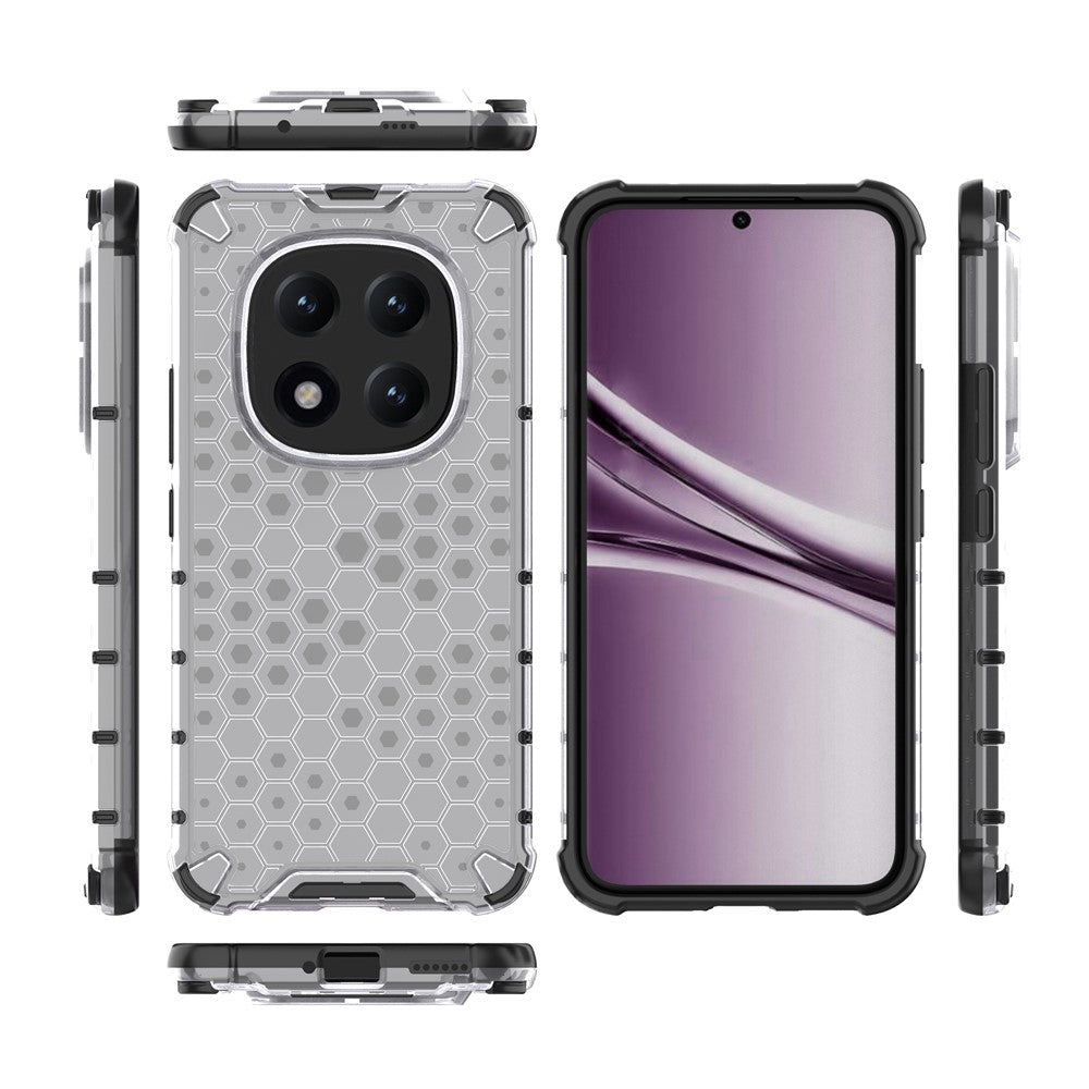 For Xiaomi Poco M8 Pro 5G / Redmi Note 15 Pro+ 5G (Global) Case PC + TPU Phone Cover Honeycomb Shape