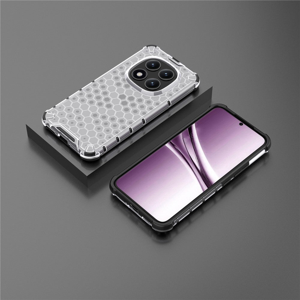 For Xiaomi Poco M8 Pro 5G / Redmi Note 15 Pro+ 5G (Global) Case PC + TPU Phone Cover Honeycomb Shape