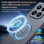 For Xiaomi 17 Case Magnetic Case Leather Coated TPU + PC Phone Cover
