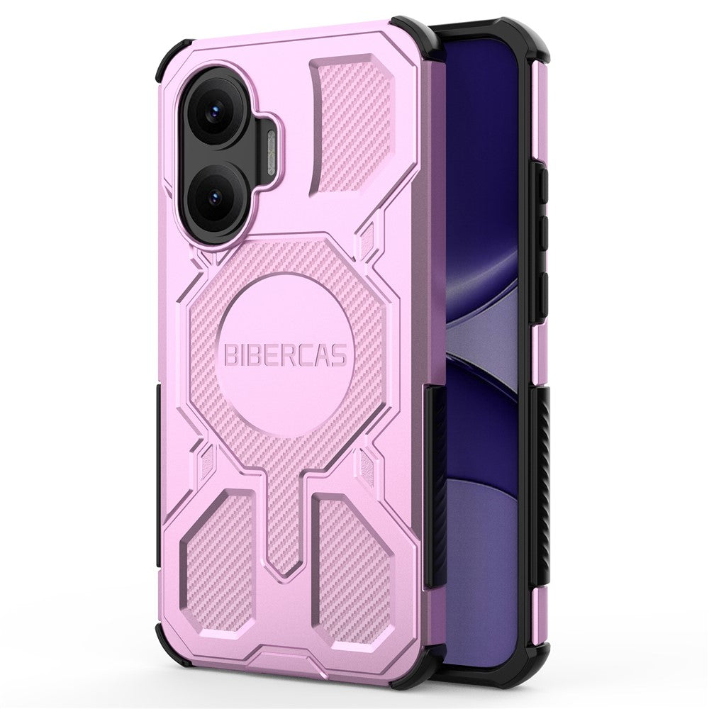 BIBERCAS J-16-serien magnetcover til Xiaomi Redmi Turbo 4 Pro 5G / Poco F7 5G, faldsikkert TPU + PC-telefoncover