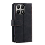 For Xiaomi 15T Case 9 Card Slots Zipper Wallet PU Leather Phone Cover with Wrist Strap