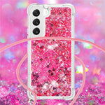 For Samsung Galaxy S23 TPU Case Quicksand Design Phone Cover with Lanyard