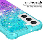 For Samsung Galaxy S23 TPU Case Gradient Quicksand Phone Back Cover
