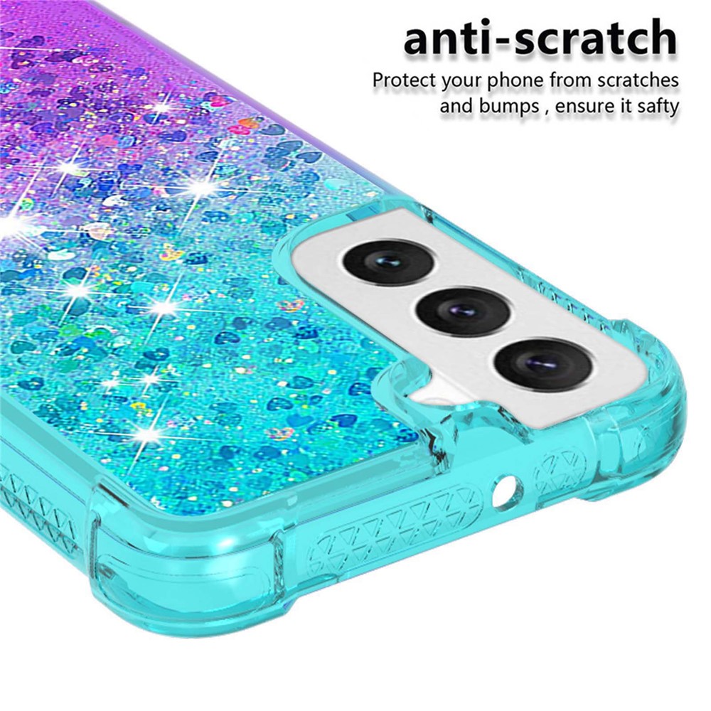 For Samsung Galaxy S23 TPU Case Gradient Quicksand Phone Back Cover