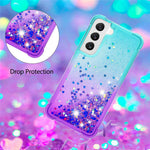 For Samsung Galaxy S23 TPU Case Gradient Quicksand Phone Back Cover